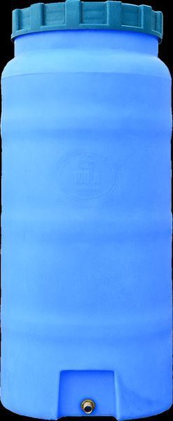 Ємність 100 л вертикальна блакитна 00-00012428 фото